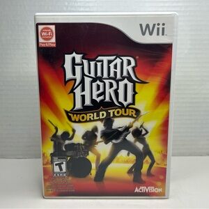 Guitar Hero World Tour Nintendo Wii 2007 No Manual *TESTED*